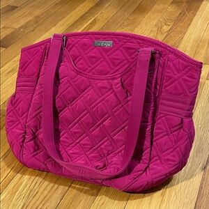 *Like New!* Vera Bradley Magenta Pink Quilted Tote